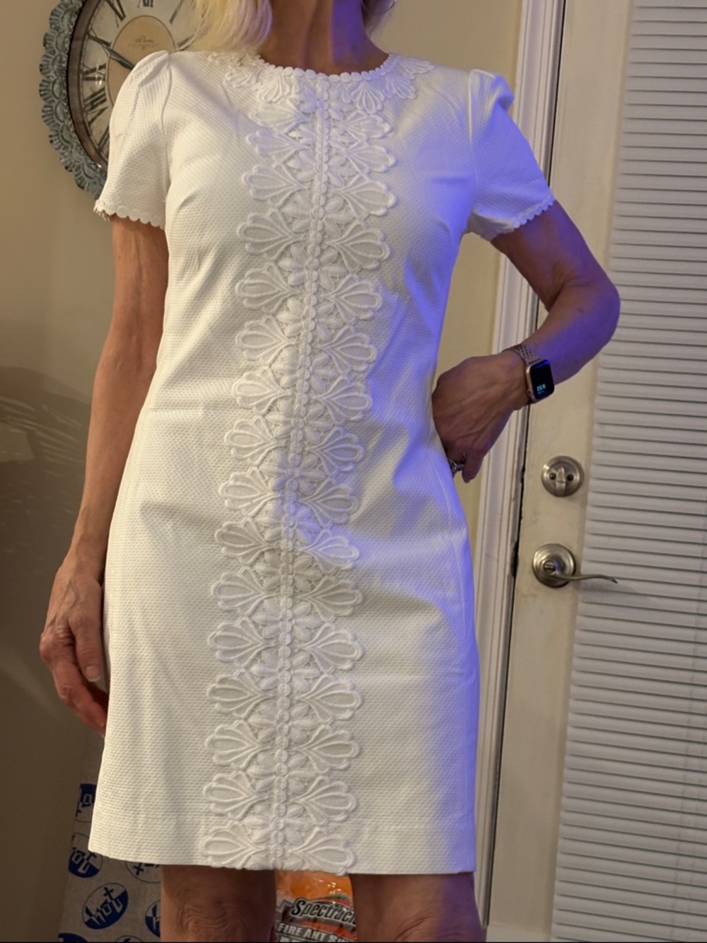 Lilly Pulitzer White Embroidered Mini Dress